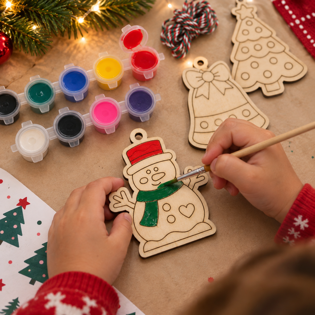 Kit criativo Pinta o teu Natal